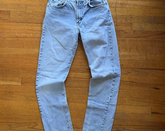 Vintage Distressed Lucky Brand Jeans Relaxed Light Wash Denim Pants Size 10/30
