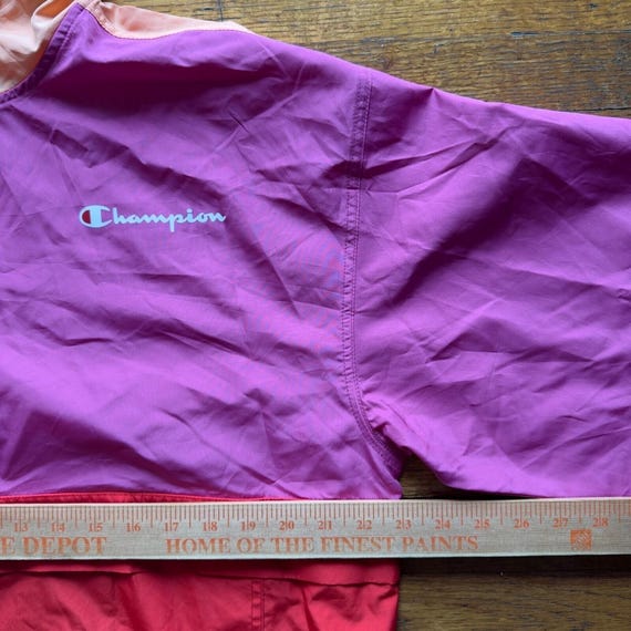 Champion Pullover Softshell Jacket Color Block Ac… - image 3