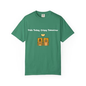 Pale Today, Crispy Tomorrow T-Shirt, Vintage Style Graphic Tee, Gift for Tanning, Casual Summer Wear, Unisex Fashion Tee