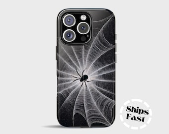 Spider Web iPhone Case | Gothic Halloween Phone Cover
