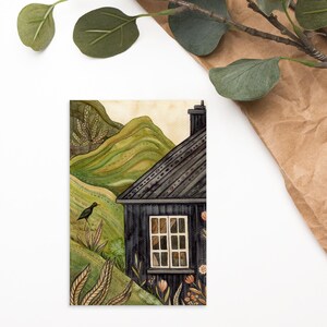 Carte postale d'extérieur Cottagecore