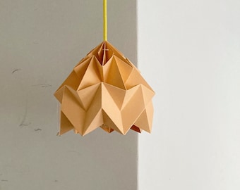Pendant Light, Pendant lamp, Pendant shade, Origami lamp Moth apricot