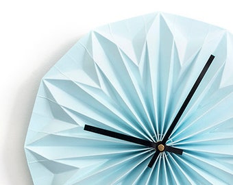 Origami wall clock