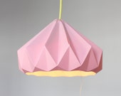 paper origami lampshade Chestnut pink