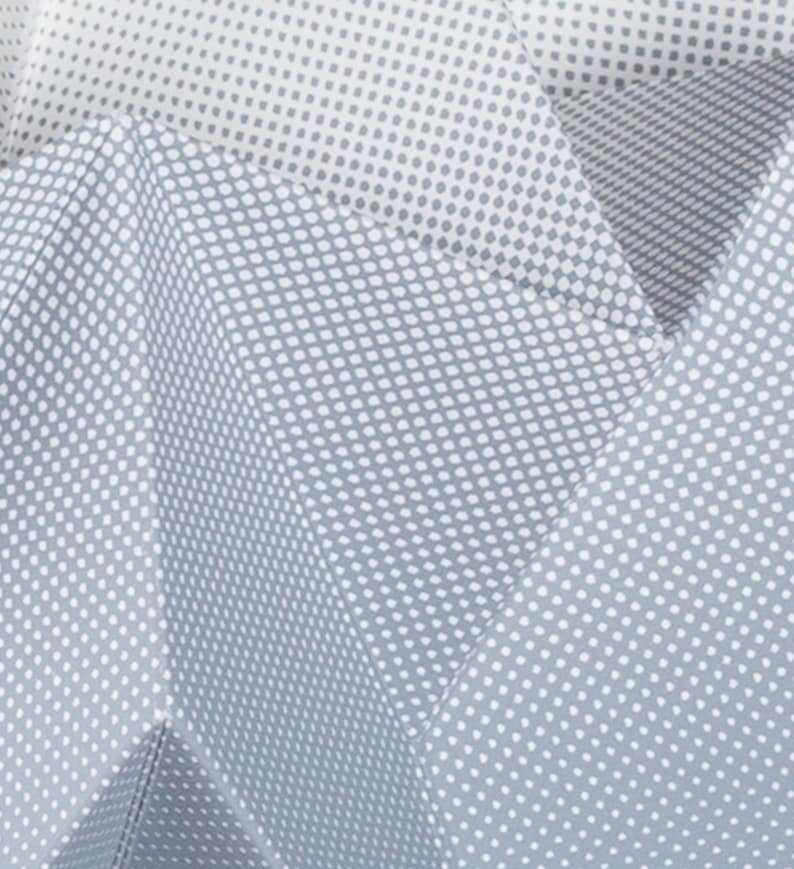 Moth origami lampshade gradient grey image 2