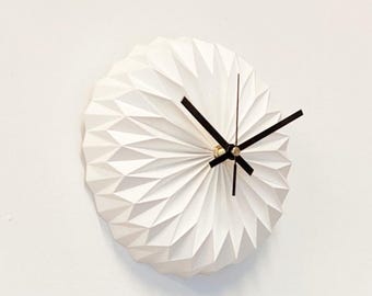 Origami wall clock diameter 20 cm