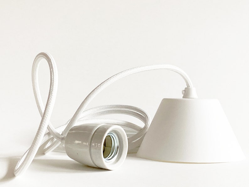 Lampe origami XL Moth blanche image 6