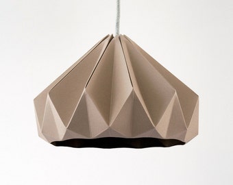 origami lamp Chestnut Cardboard Brown