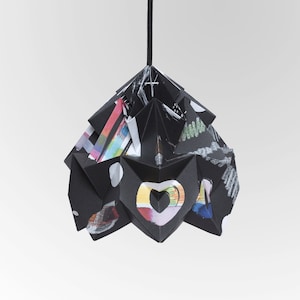 Moth origami lampshade "Nacht" - in collaboration with Tas-ka