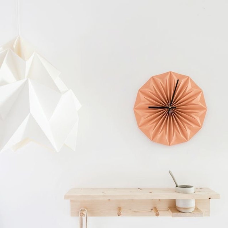 Origami wall clock by Nellianna image 2