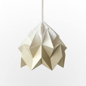 Moth origami lampshade gradient gold