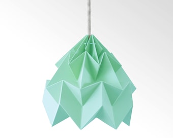 Moth origami lampshade mint