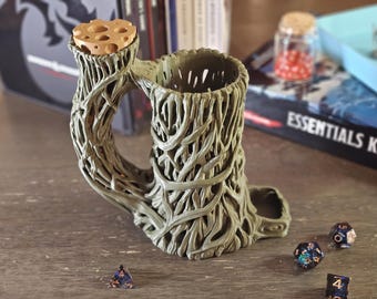 Vines Can Tankard Dice Tower | Dice Tower Can Holder | Vines Mug | D&D Gift