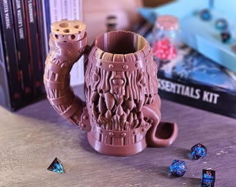 Mimic Can Tankard Dice Tower | Dice Tower Can Holder | Mimic Mug | D&D Gift