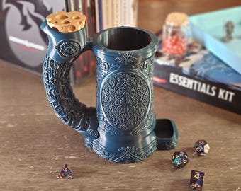 Druid Can Tankard Dice Tower | Dice Tower Can Holder | Druid Mug | D&D Gift