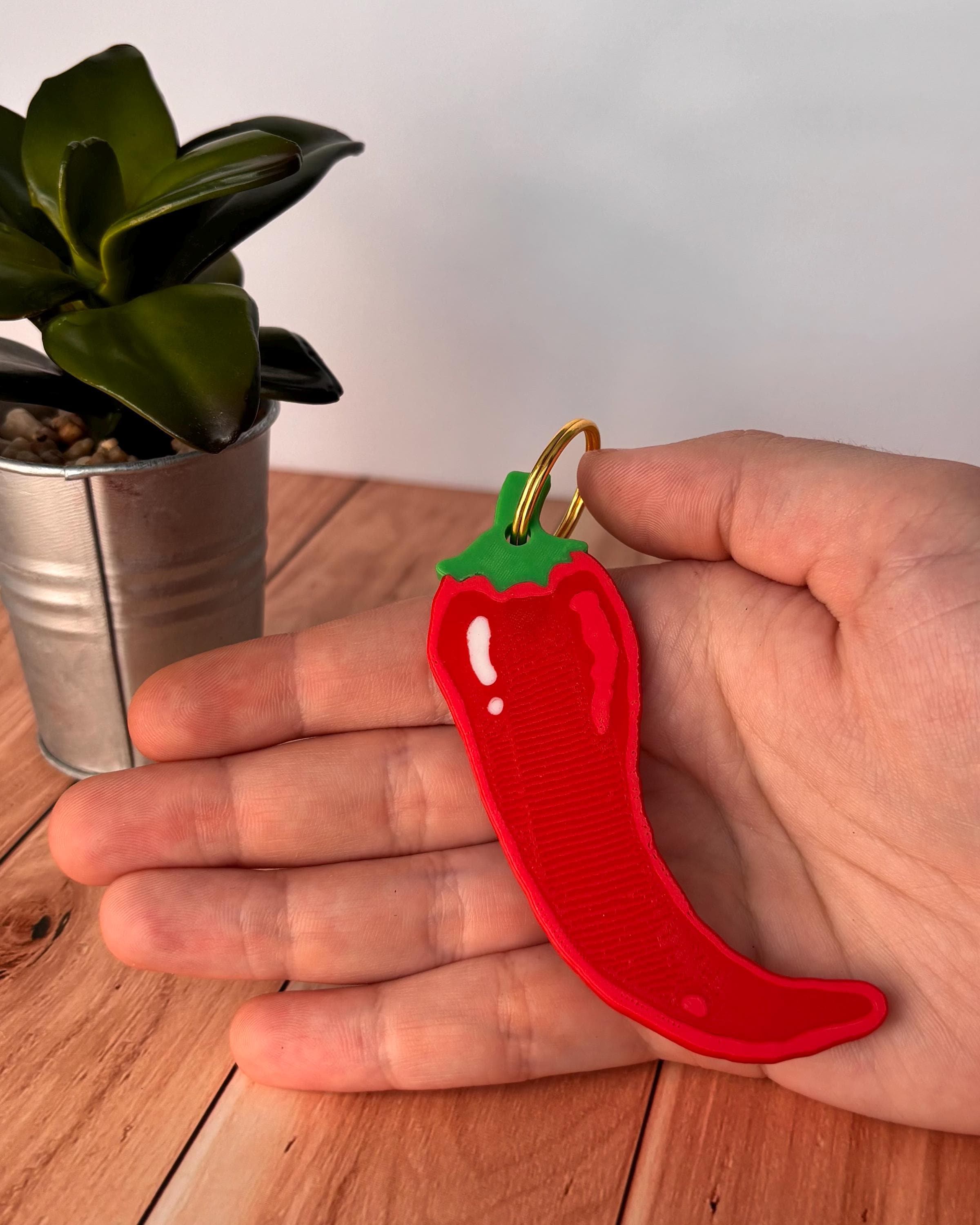 Chili Pepper Bag Charm | Table for One Series | Artist Designed