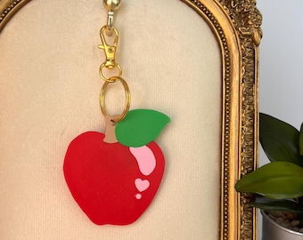 The Big Apple Bag Charm | I Love NYC Series | Artist Designed Accessory | New York Inspired Purse Decor, Cute Gift for City Lovers