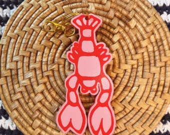 Lobster Bag Charm: East Coast Summer Keychain, Trendy Bag Accessory, Bridal Shower Gift