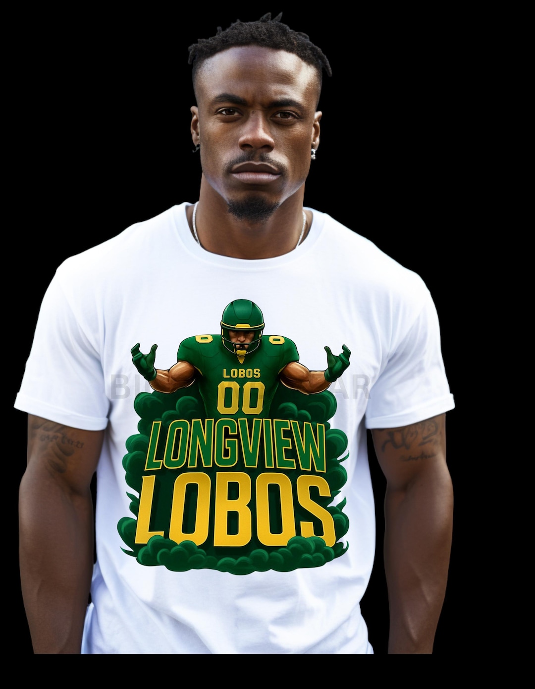 Longview Lobos Football T-shirt Design - Etsy