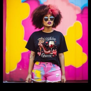 Birthday Queen/Birthday DIVA/T-shirt Design/PNG