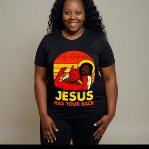 Jesus Has Your Back T-shirt Design