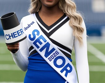 Senior Sash Graduate 2025 Sash Custom Senior Cheer Sash 2025 Personalized Graduation Sash Cheerleader Senior Year Sash Graduation Gift