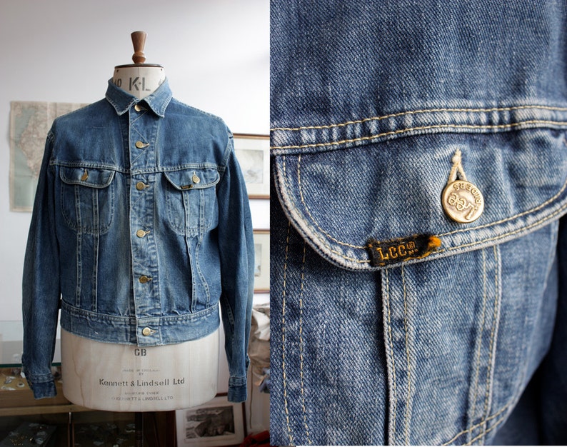 vintage denim jacket mens
