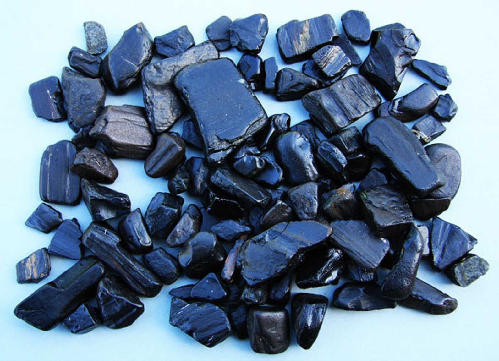 Whitby Jet 100g of Natural Sea Washed Whitby Jet Pieces Etsy