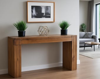 Modern Console Table Woodworking Plan: DIY Entryway Table (Digital Download)