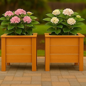 DIY Cedar Planter Box Plans: Indoor/Outdoor Garden Design (PDF Pattern)
