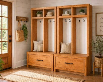 Plano de vitrina para recibidor / Armario de almacenamiento para cuarto de entrada (hágalo usted mismo) (PDF)