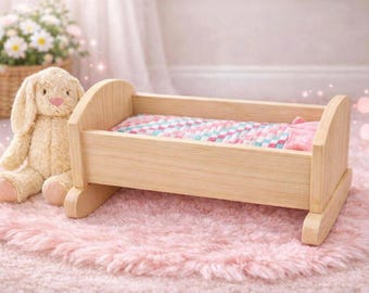 Wood Doll Cradle Plan | DIY Doll Bed Woodworking PDF
