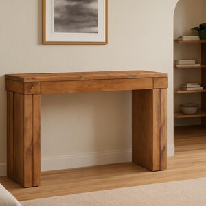 DIY Console Table Woodworking Plan