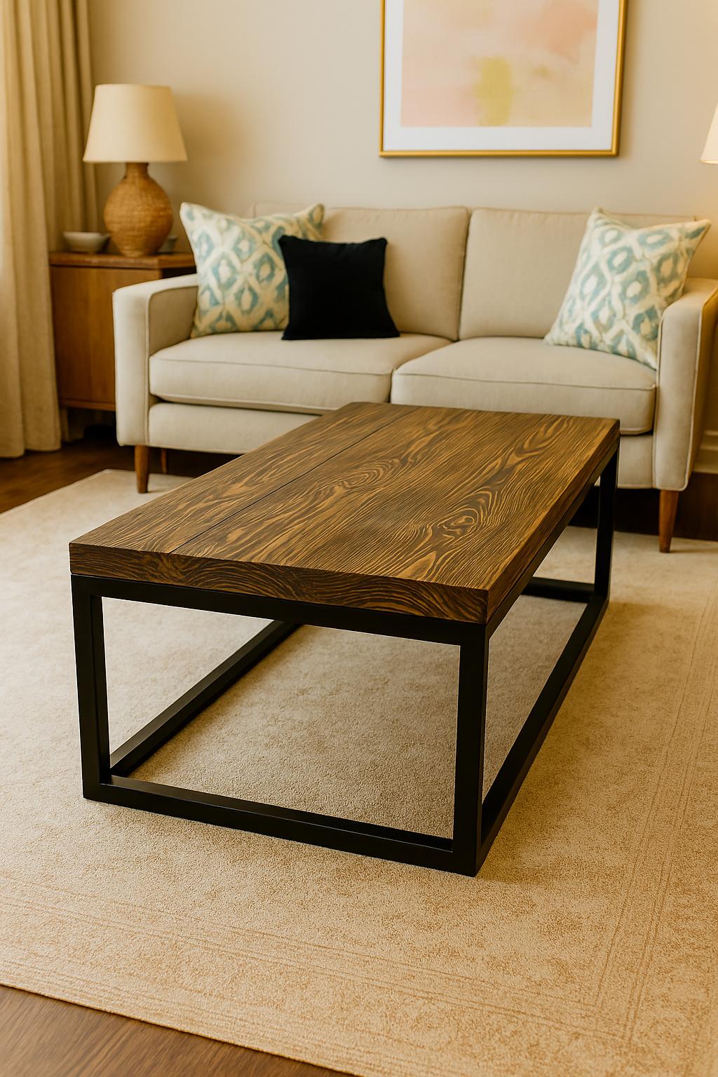 Rectangle Box Frame Coffee Table Plans | Modern DIY Woodworking PDF ...
