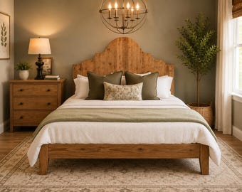 Fancy Arch Bed Plan | Elegant Wooden Platform Frame PDF