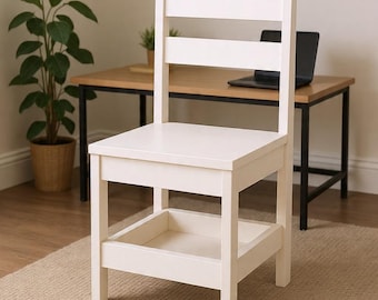 Kids Chair with Storage Base | DIY Wooden Children Chair Plans | Playroom Furniture PDF Download