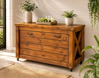 Nesting Grill Station Plans | Portable BBQ Cart Outdoor Kitchen PDF