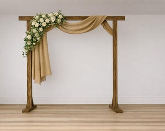 Rustic Wedding Arch Plan | DIY Ceremony Arbor Backdrop PDF