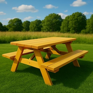 DIY 5ft Picnic Table Plans: Step-by-Step Woodworking Guide (PDF Download)