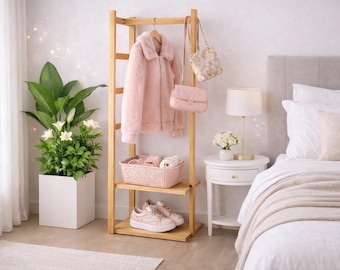 Closet Rack Plan | DIY Entryway Organizer & Coat Rack PDF