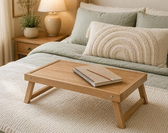 Plano de mesa plegable para regazo / Mesa auxiliar para cama de bricolaje (PDF)