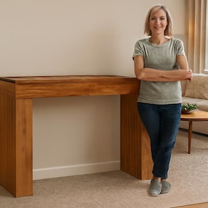 DIY Console Table Woodworking Plan