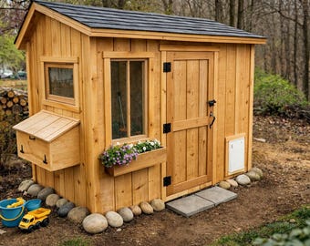 Shed Chicken Coop Plan | DIY Backyard Hen House PDF