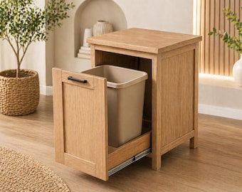 Plano para isla de cocina pequeña / Gabinete de basura extraíble para bricolaje (PDF)