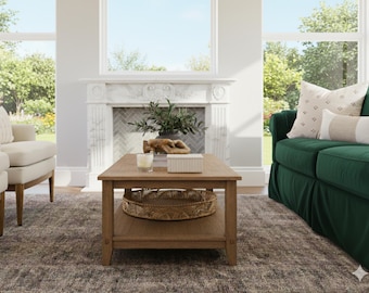 DIY Modern Coffee Table Plans PDF: Step-by-Step Woodworking Build Guide (Digital Download)