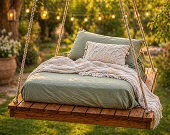 Plano de cama colgante / Cama columpio de exterior para bricolaje (PDF)