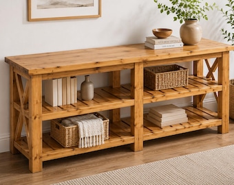 Plano de mesa consola estilo granja / Mesa de entrada para principiantes (hazlo tú mismo) en PDF