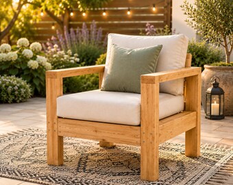 2x4 Outdoor Chair Plans | Easy Patio Seating PDF