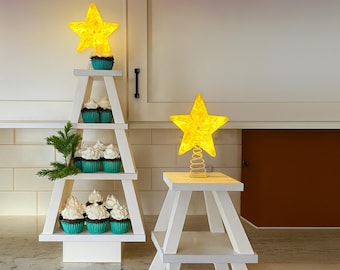 Christmas Tree Cupcake Stand PDF Plans | Christmas Wood DIY Projects