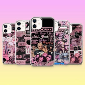 BlackPink Phone Case K-Pop Girl Group BLINK Cover for iPhone 16, 15, 14, 13, 12, Samsung S24Ultra, S23FE, S22, A15, A14, Pixel 9Pro 8A 7Pro